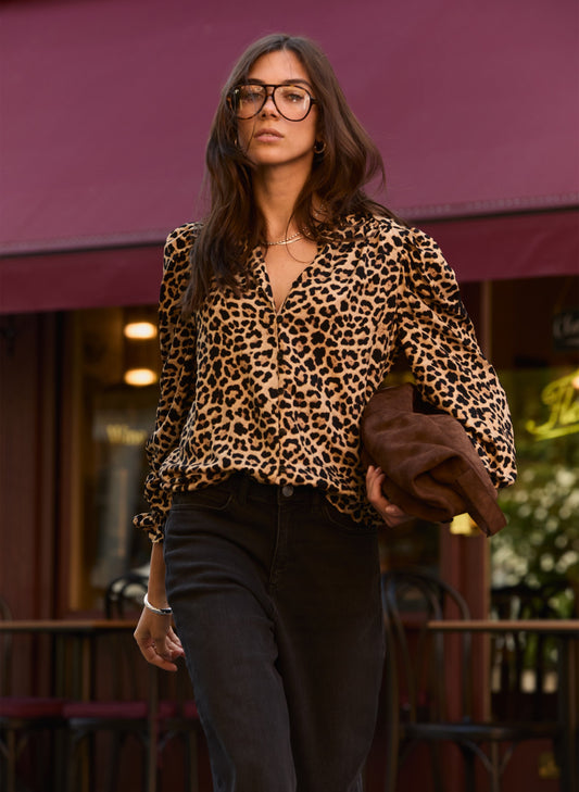 Sabrina Printed Blouse