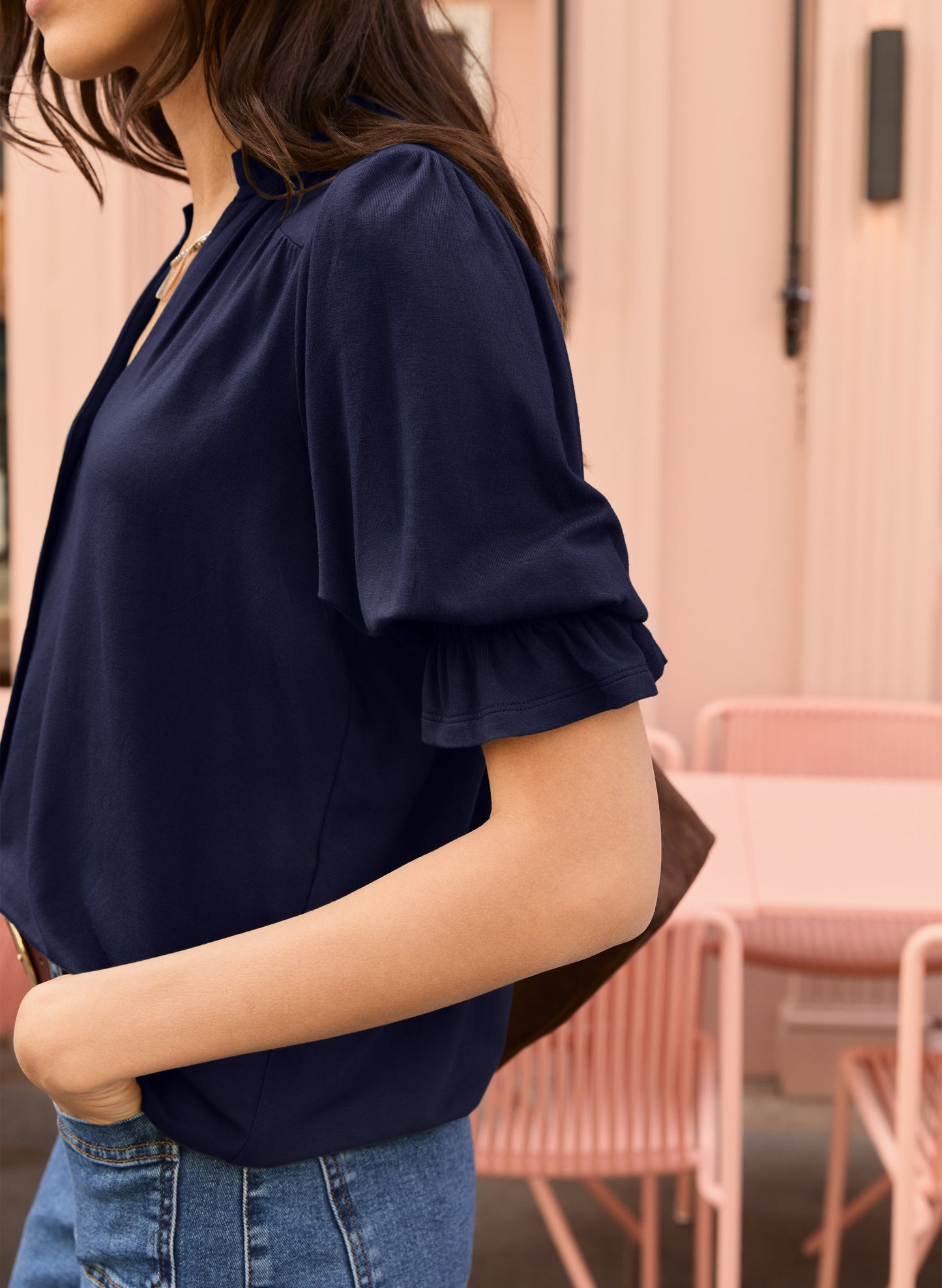 Noa Short Sleeve Blouse