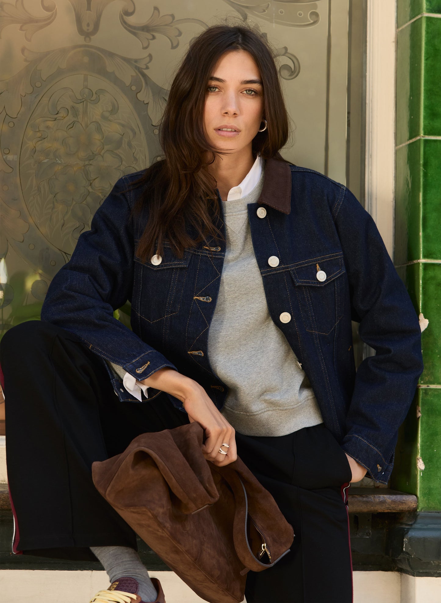 Nalan Organic Cotton Denim Trucker Jacket