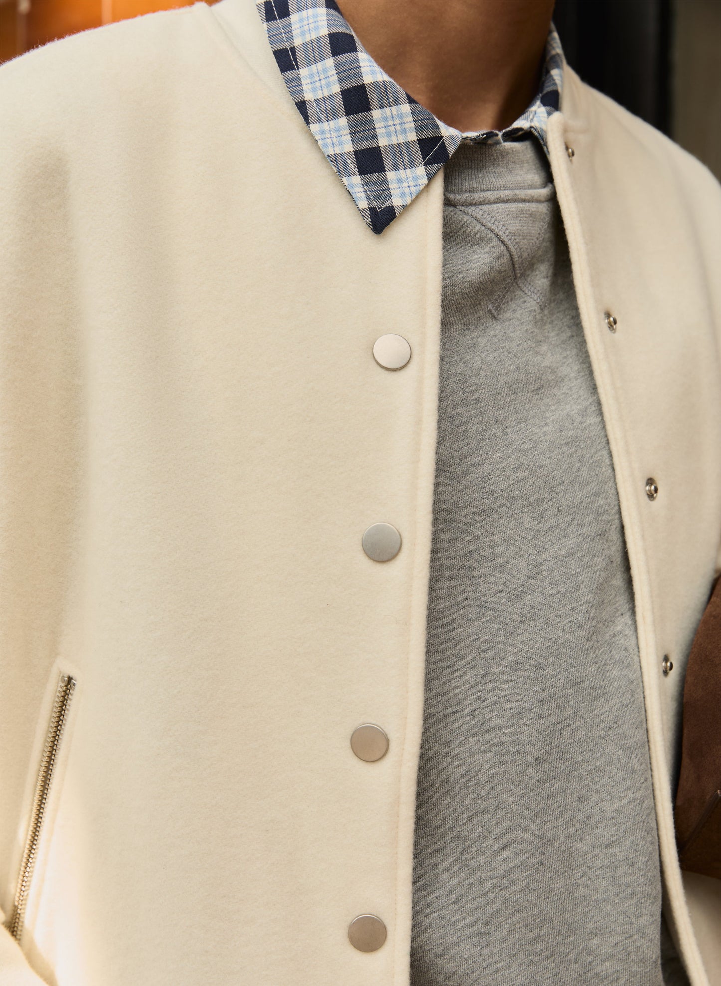 Antonia Wool Blend Bomber Jacket