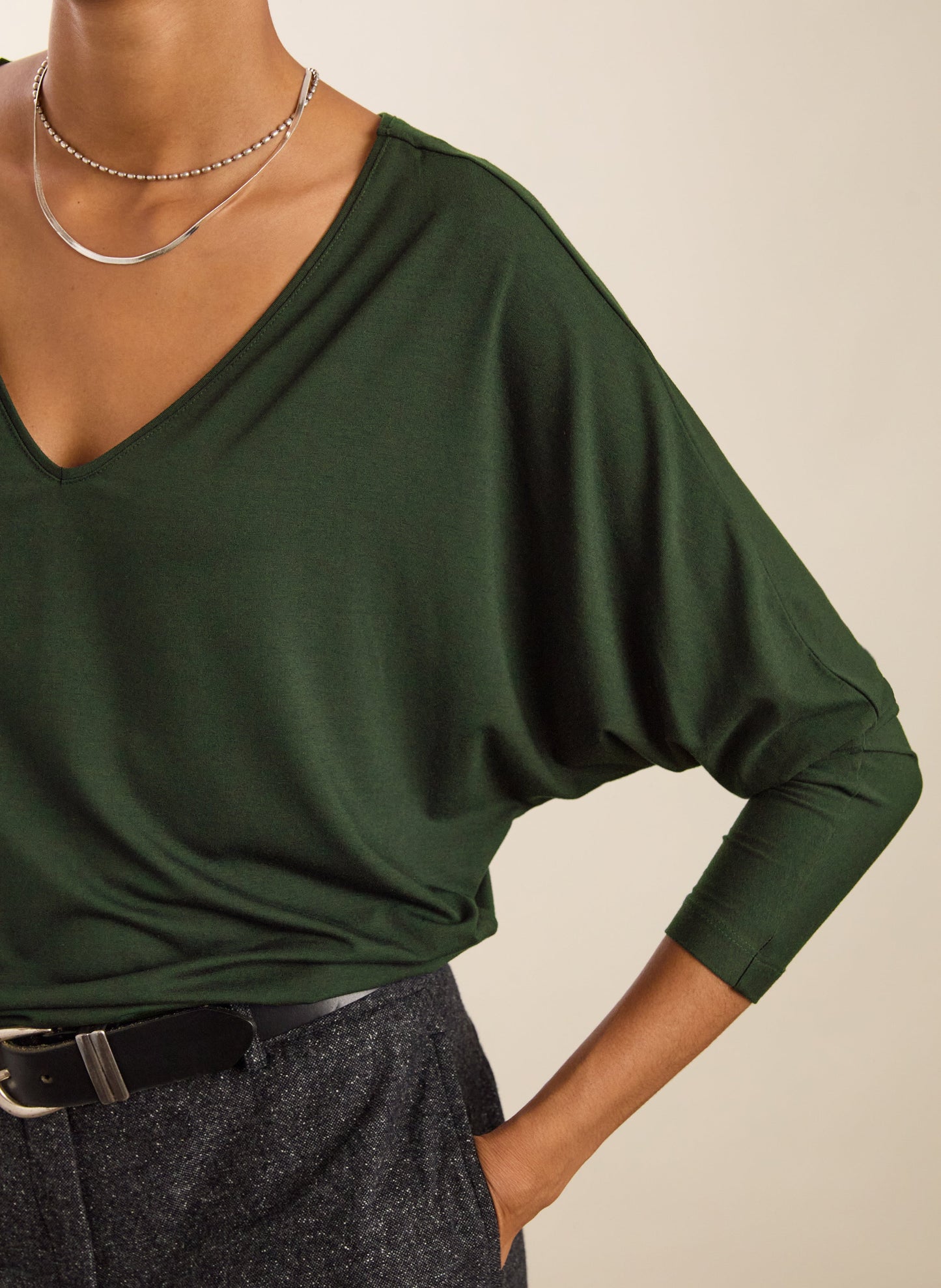 Ella Relaxed V-Neck Top