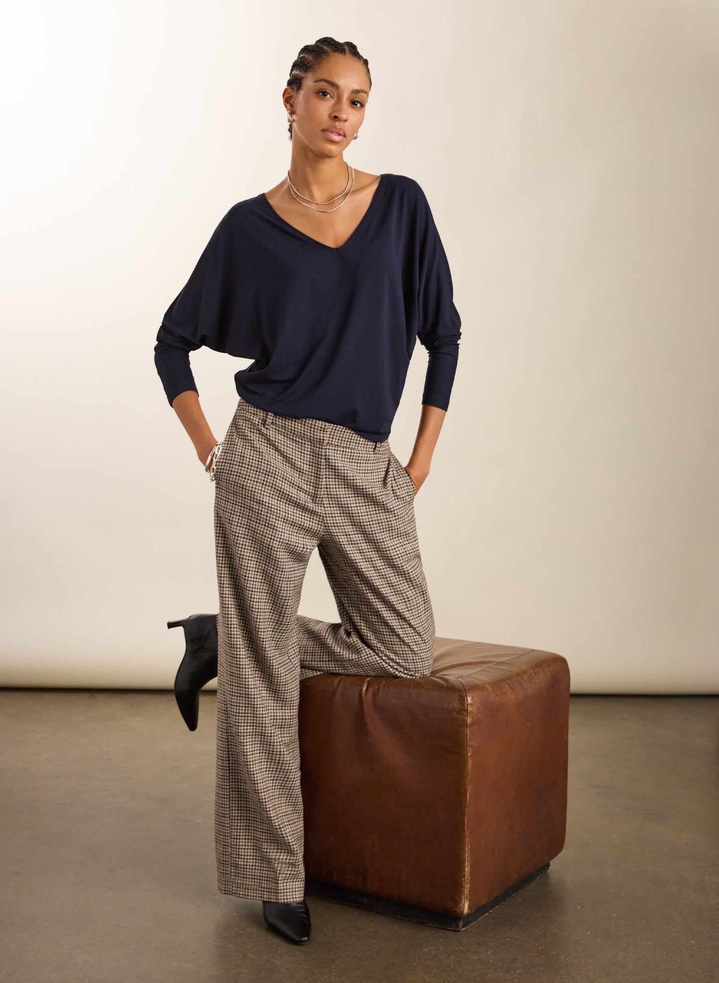 Ella Relaxed V-Neck Top