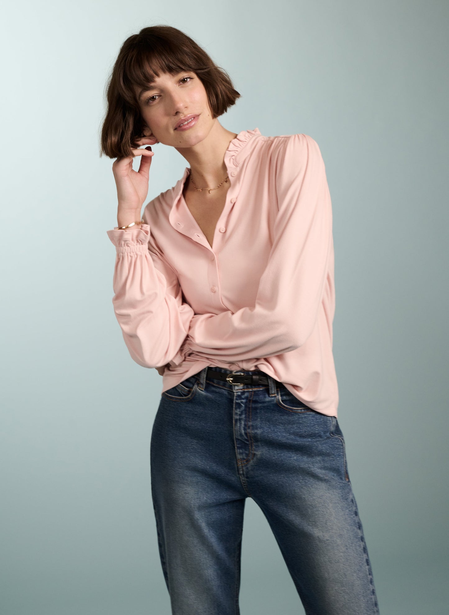 Sima Frill Detail Blouse