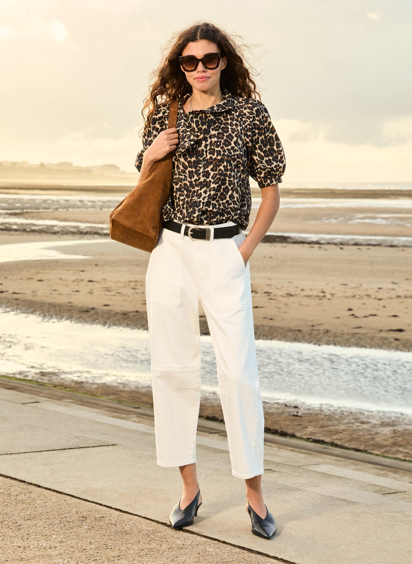 Reece Organic Cotton Stretch Barrel Leg Cargo Jeans