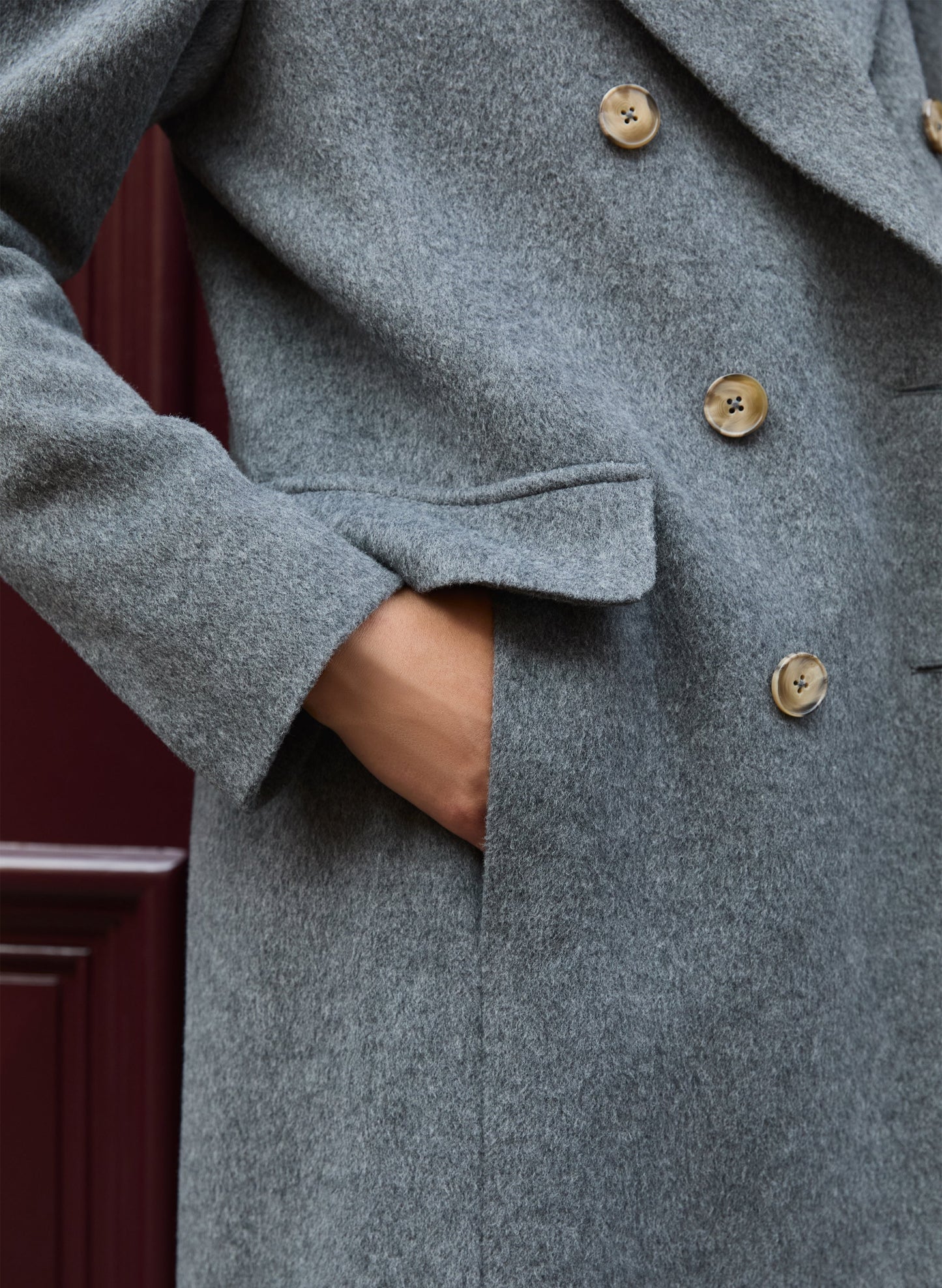Kennedy Wool Blend Tailored Coat