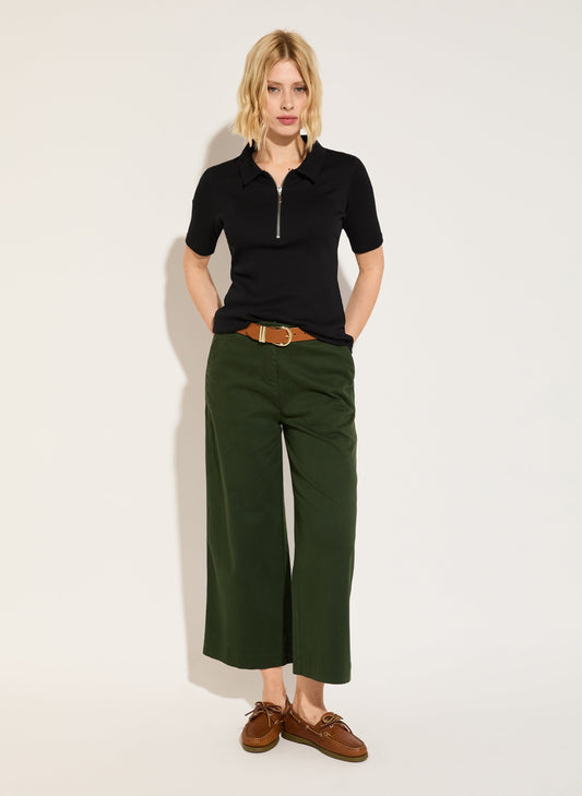 Brielle  Organic Cotton Wide Leg Trousers