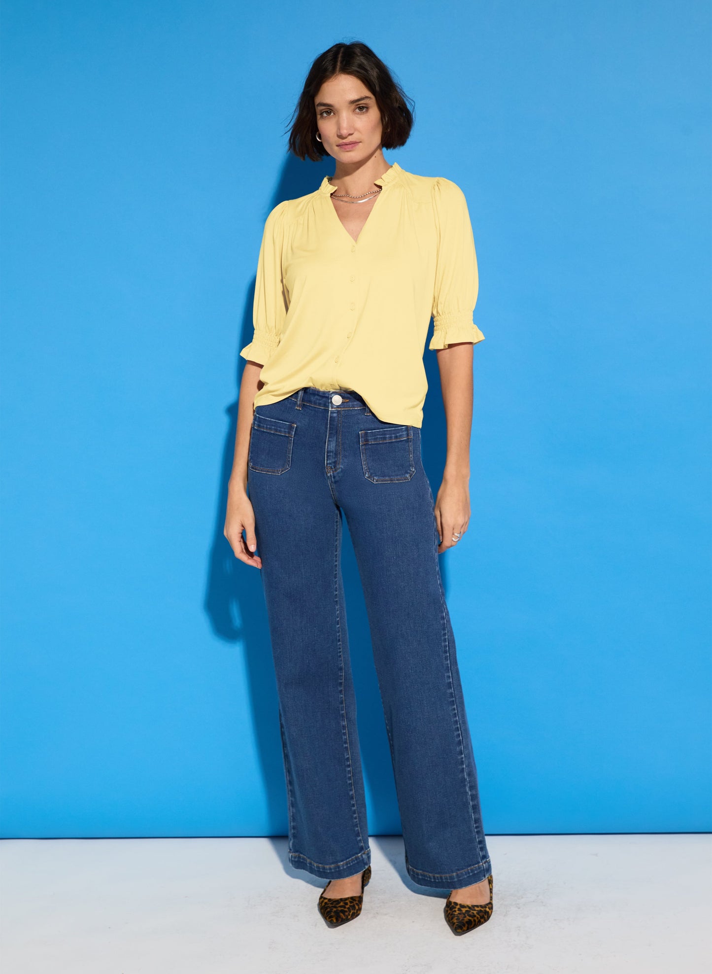 Noa Short Sleeve Blouse