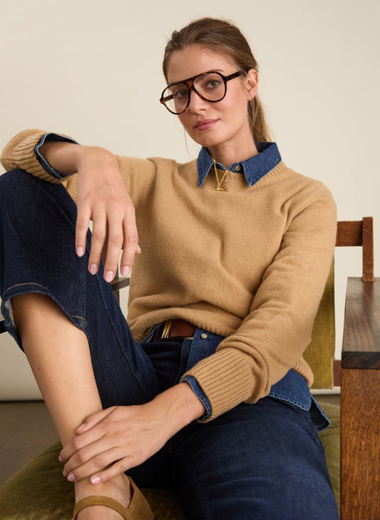 Zucca Wool Blend Crew Neck Jumper