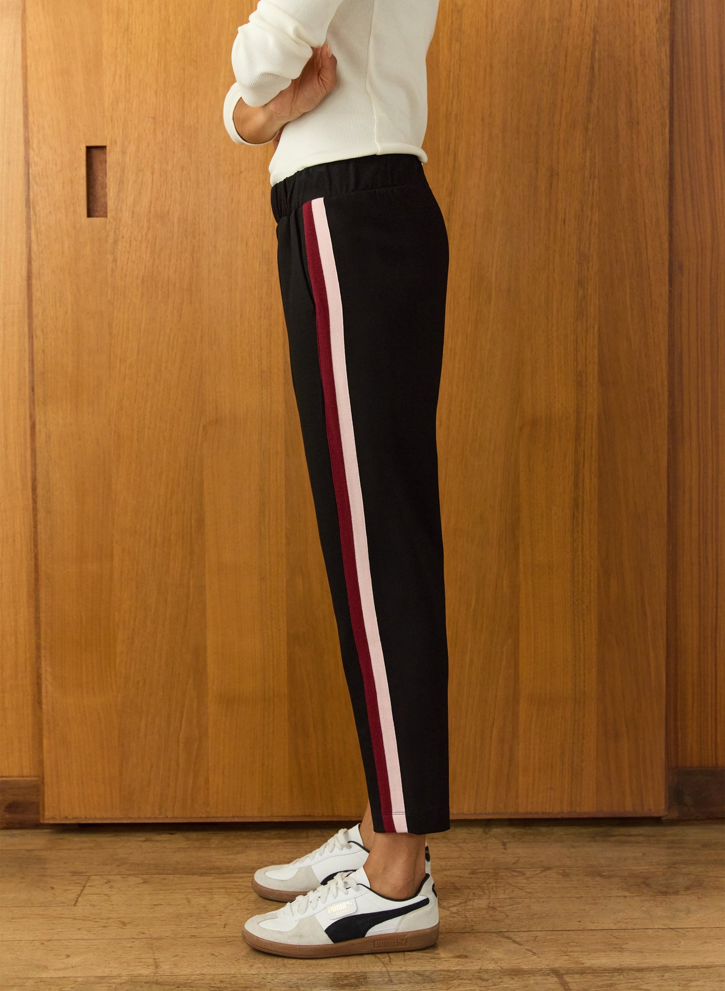 Jay Side Stripe Tapered Trousers