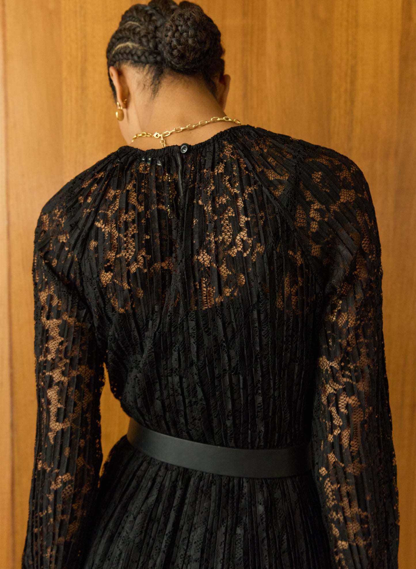 Caro Recycled Lace Midi Dress