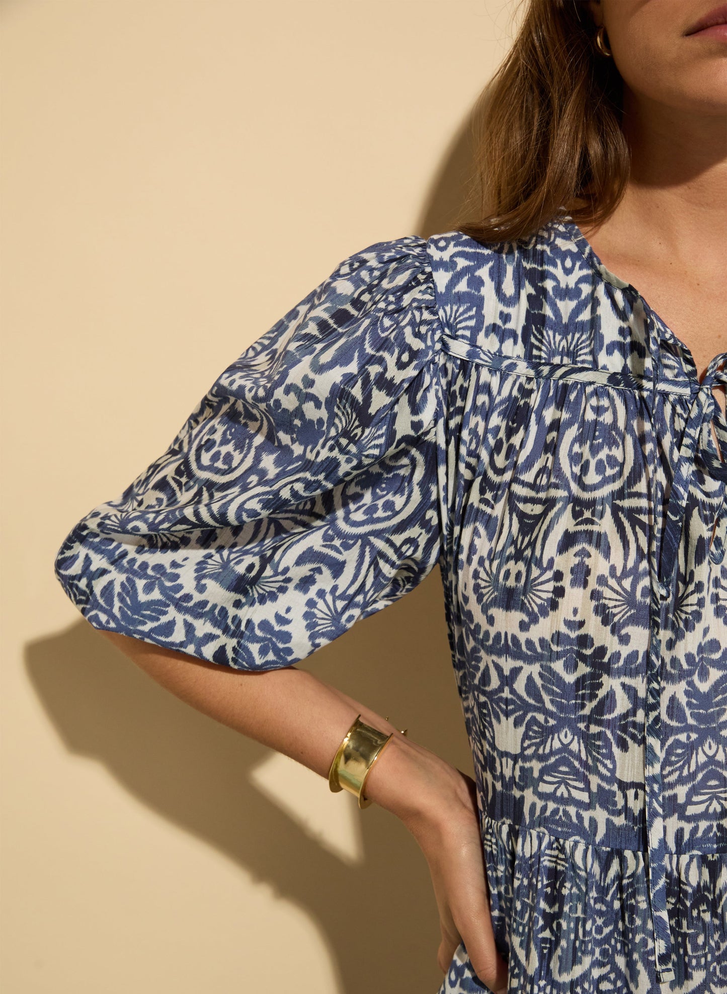 Mathilda Organic Cotton Kaftan Dress