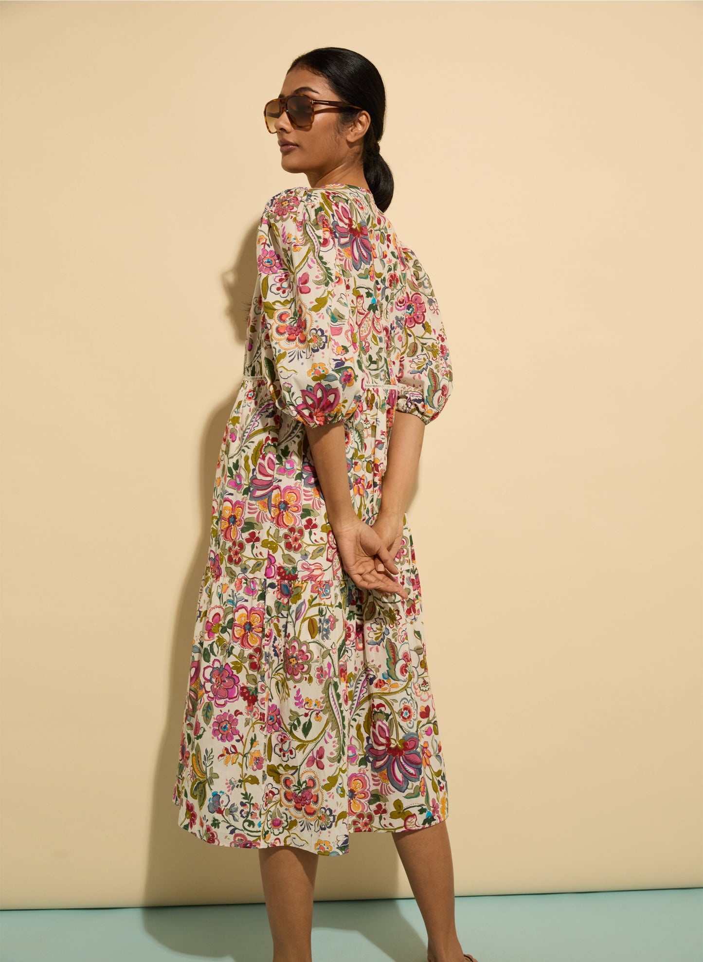 Isabelle Organic Cotton Kaftan Dress