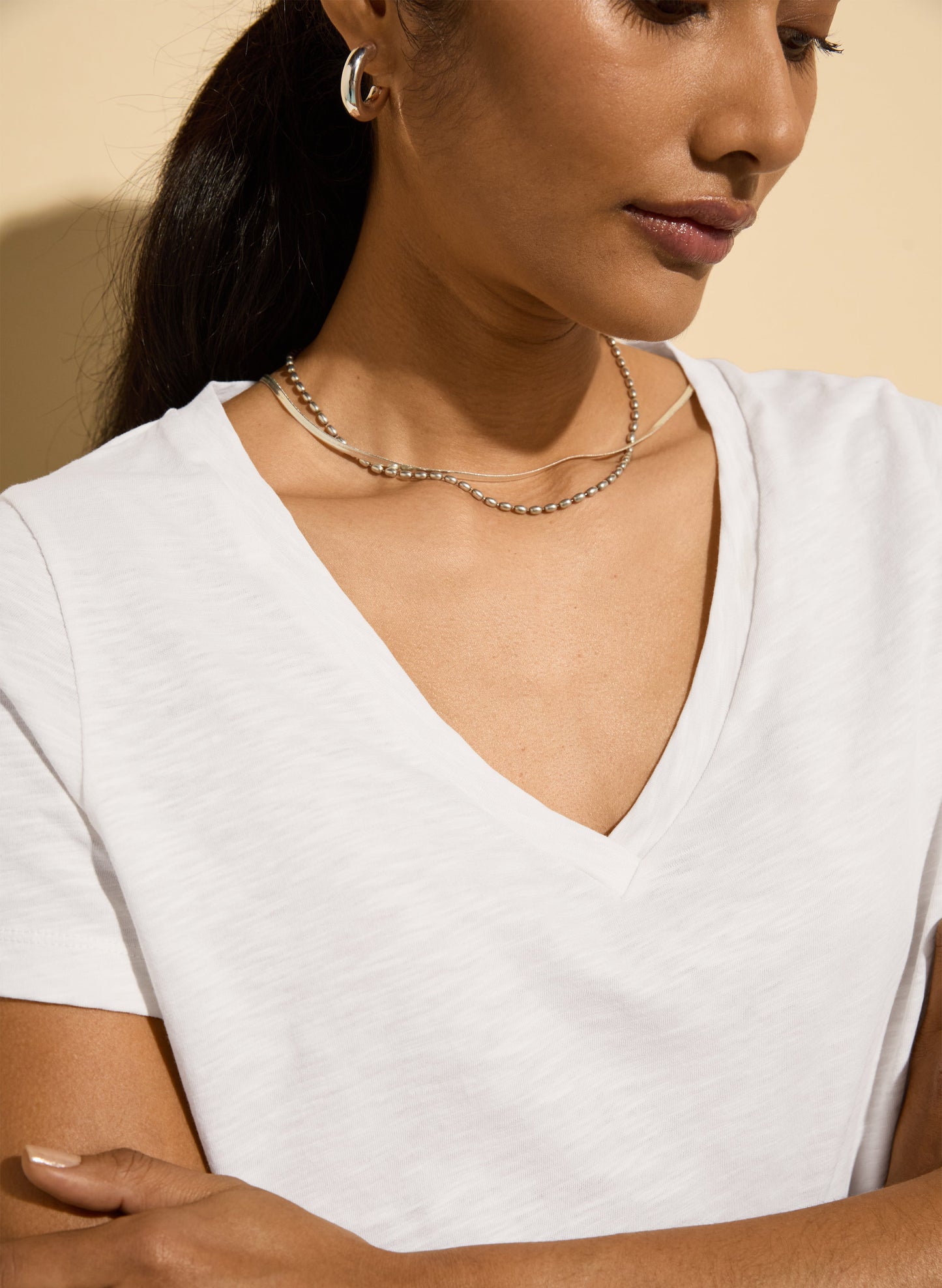 Hanorah Organic V-Neck Tee