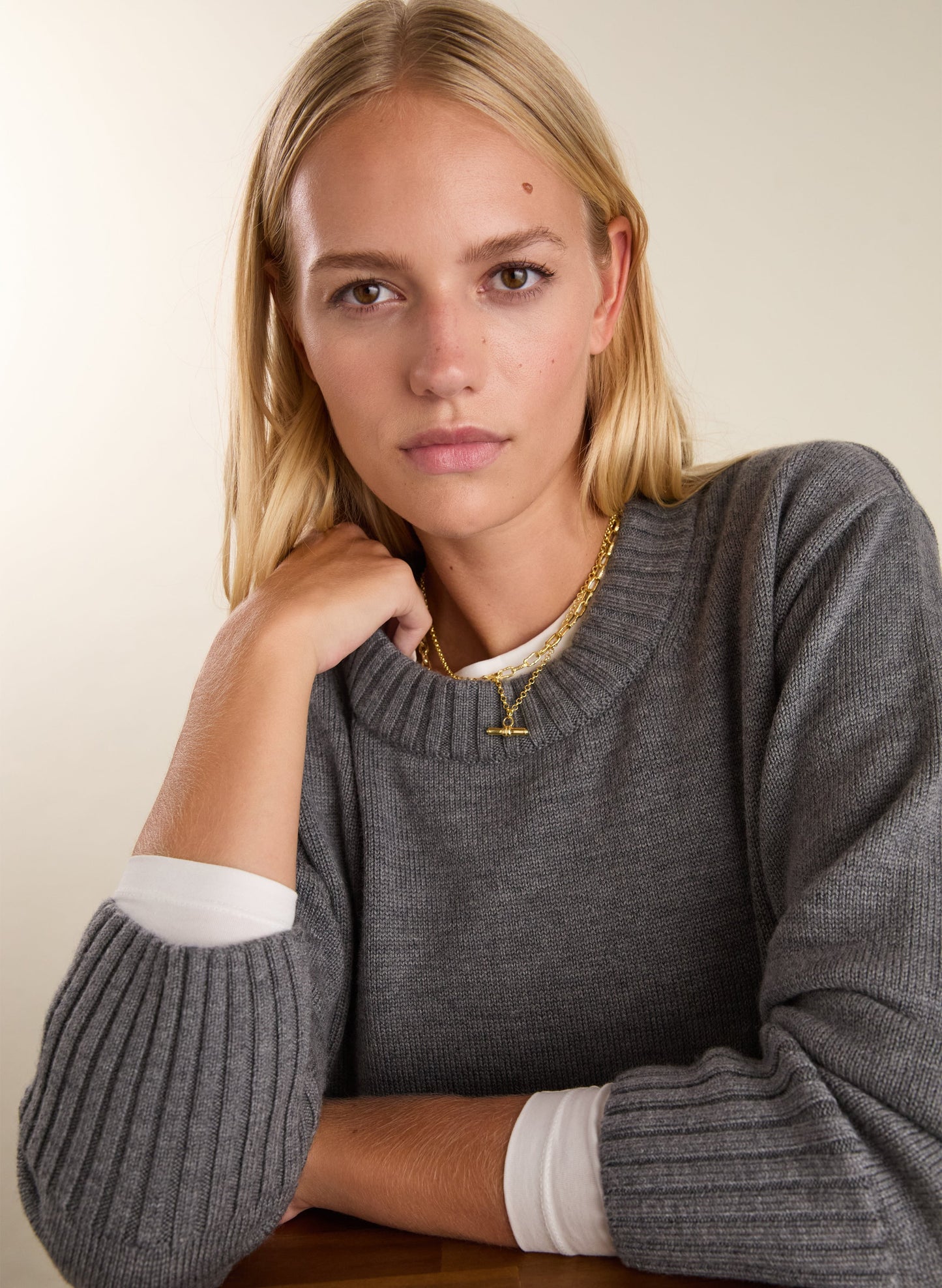 Ines Merino Crew Neck Jumper