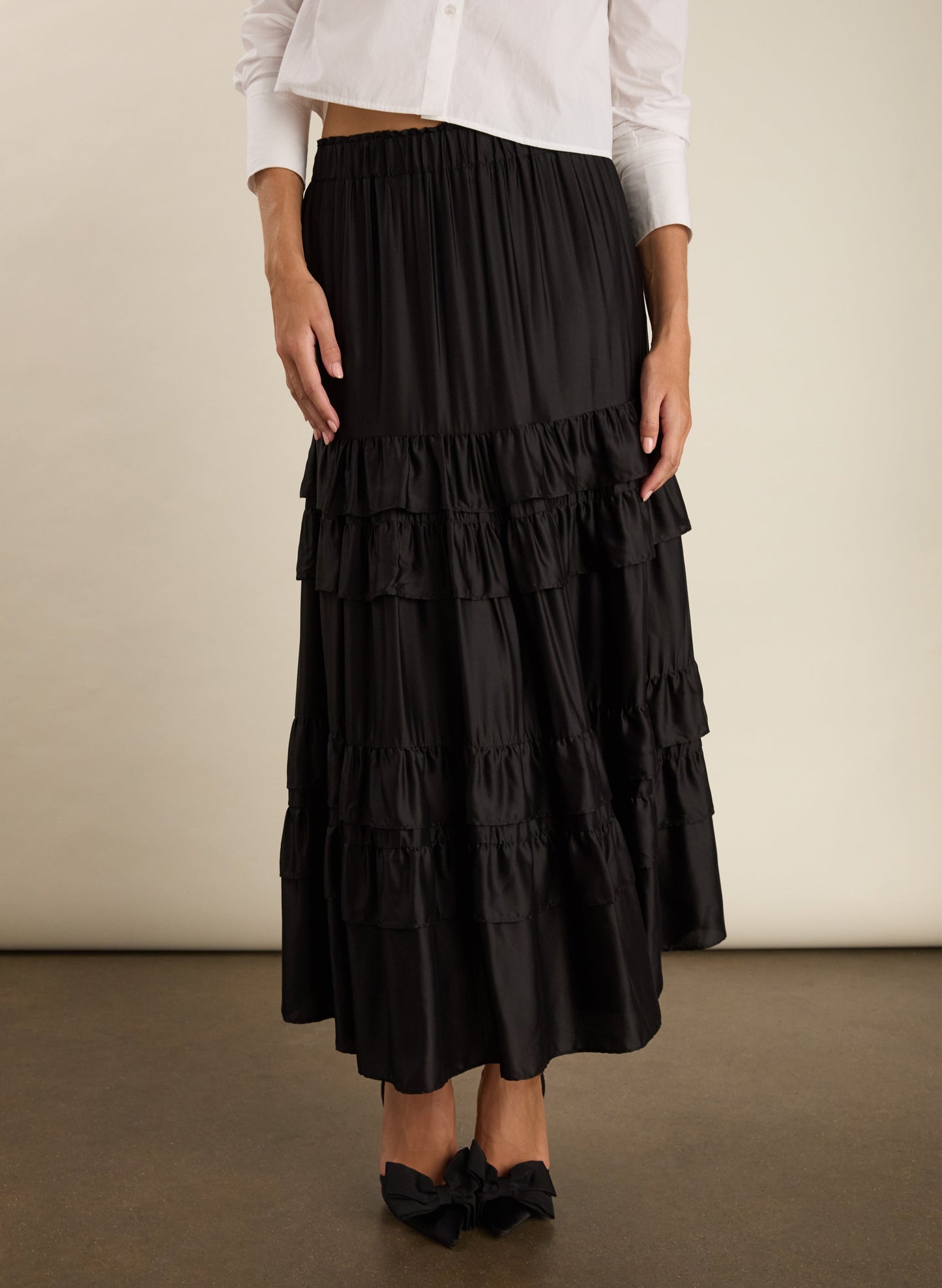 Angelica Ruffle Maxi Skirt