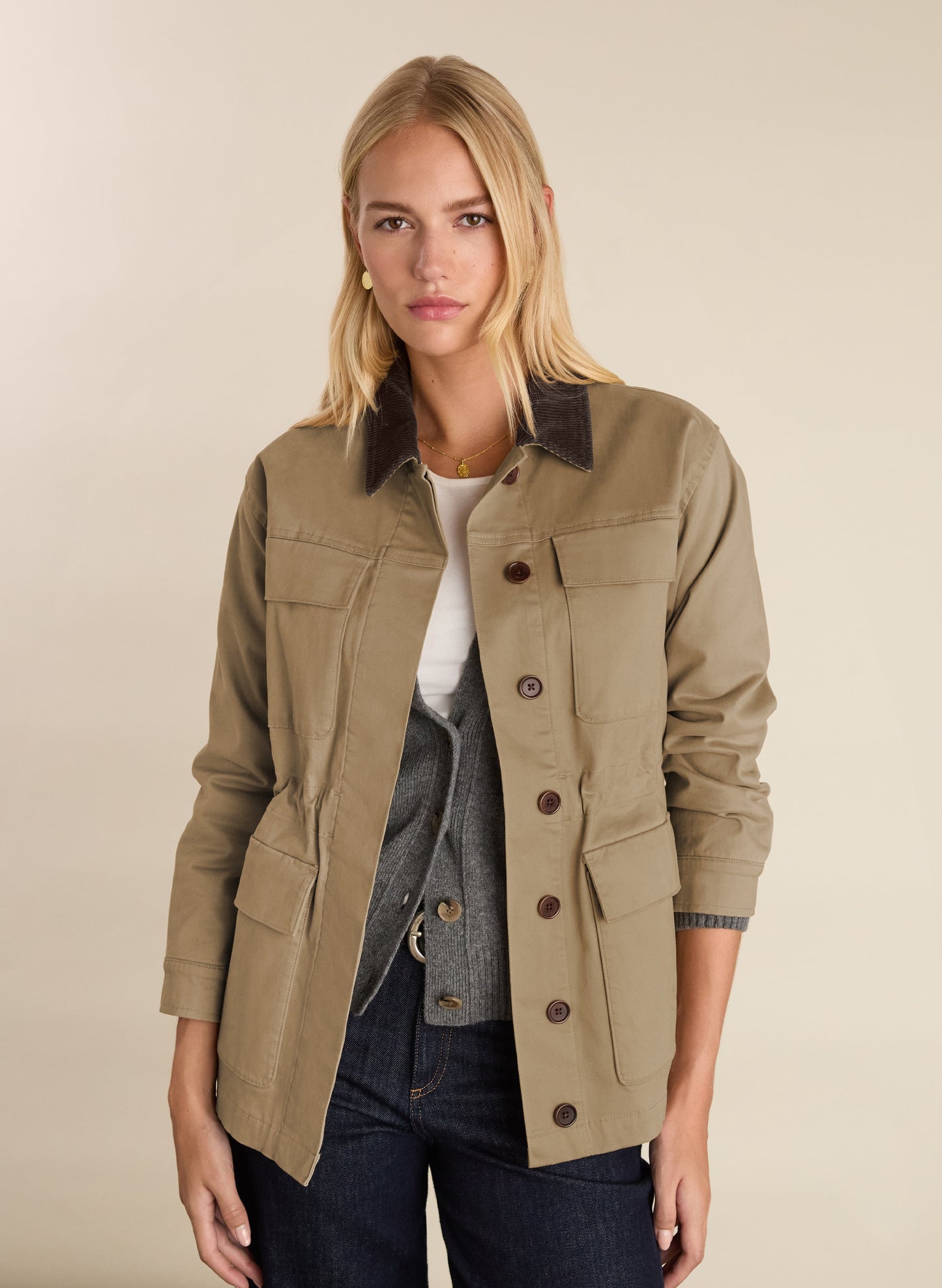 Bridie Organic Cotton Barn Jacket