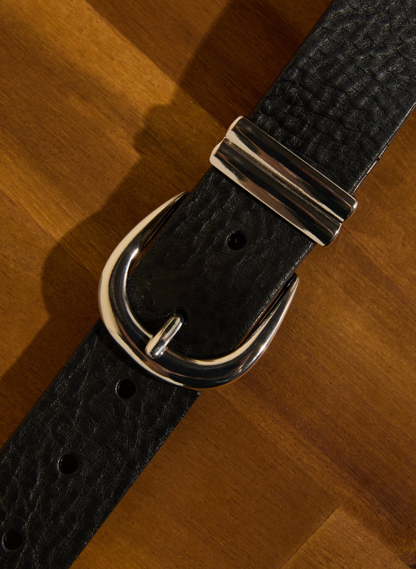 Baukjen Signature Textured Belt - Silver