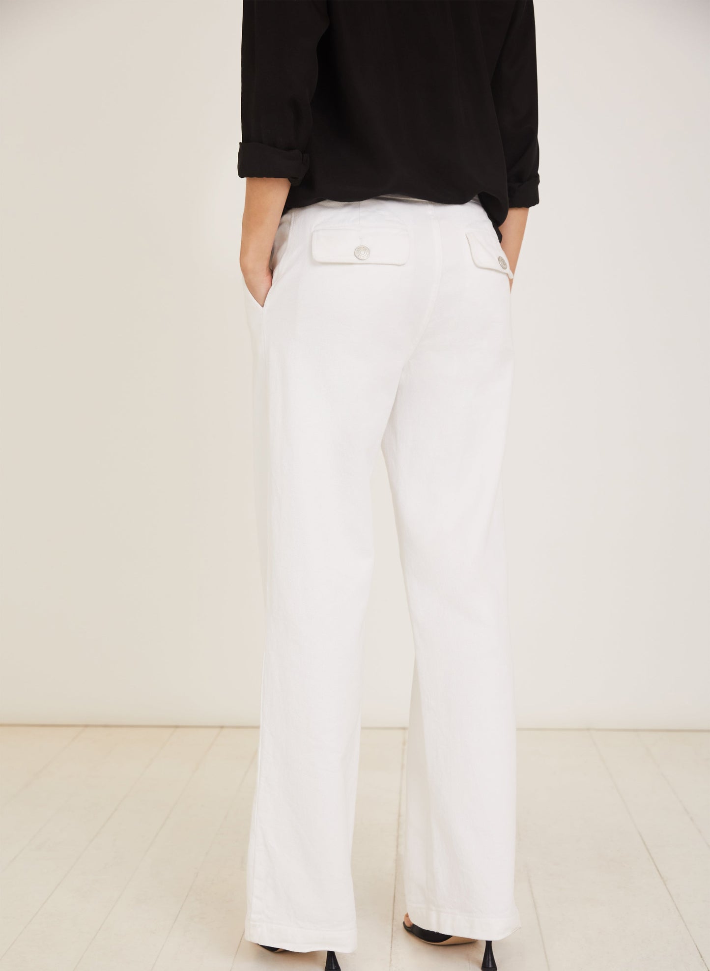 Margot Organic Cotton Stretch Wide Leg Jeans