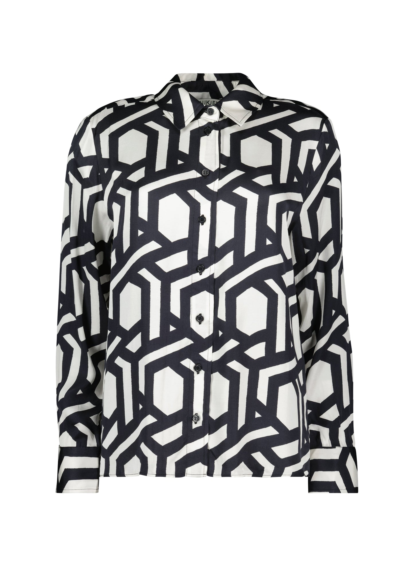 Ashlyn Printed Satin Shirt