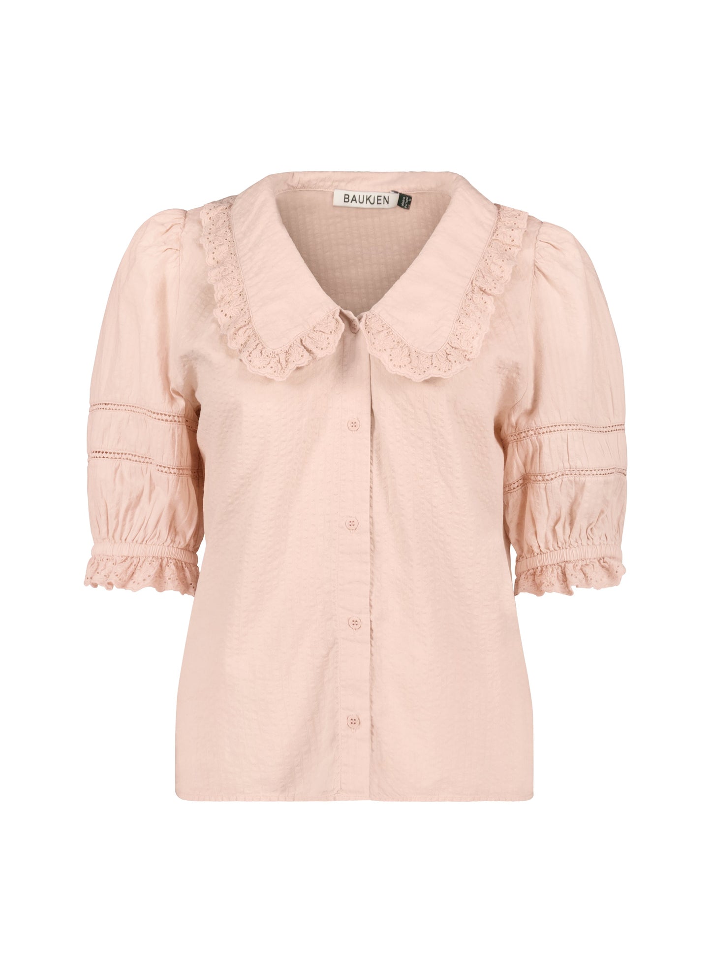 Marti Organic Cotton Broderie Detail Blouse