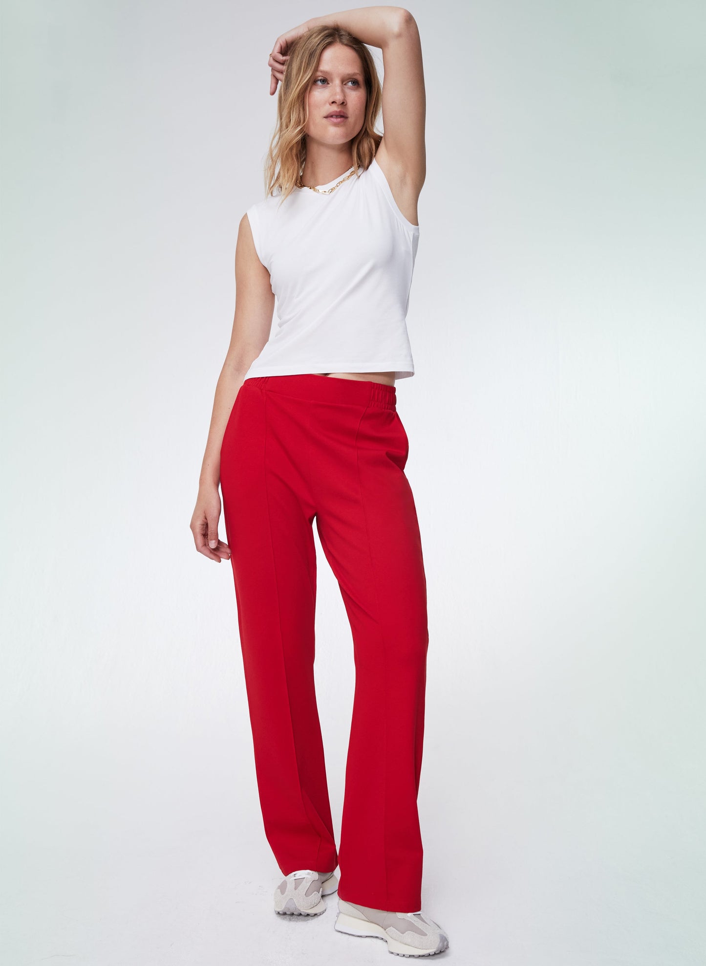 Marian Ponte Wide Leg Trousers