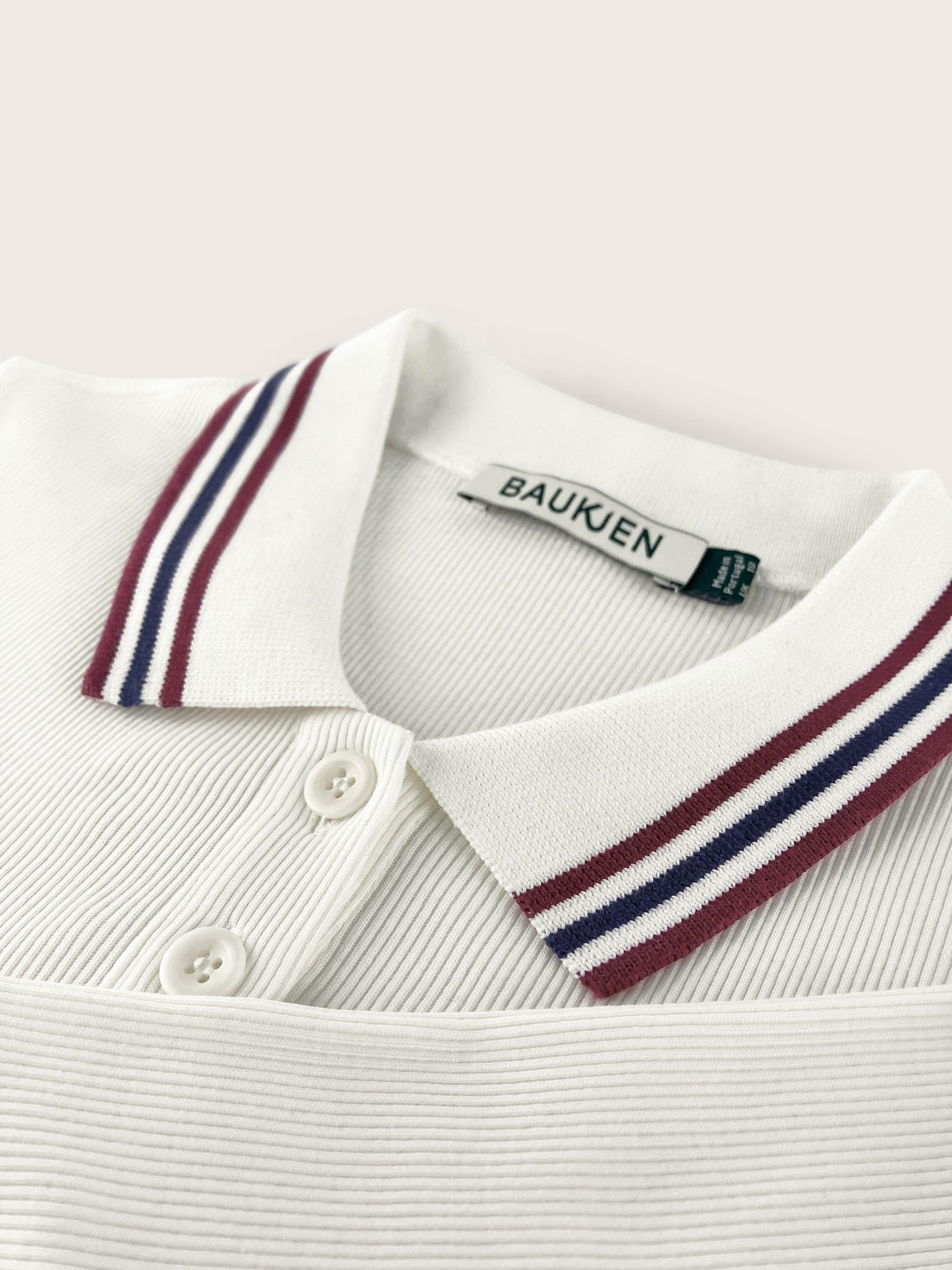 Cameron Organic Cotton Stripe Collar Top