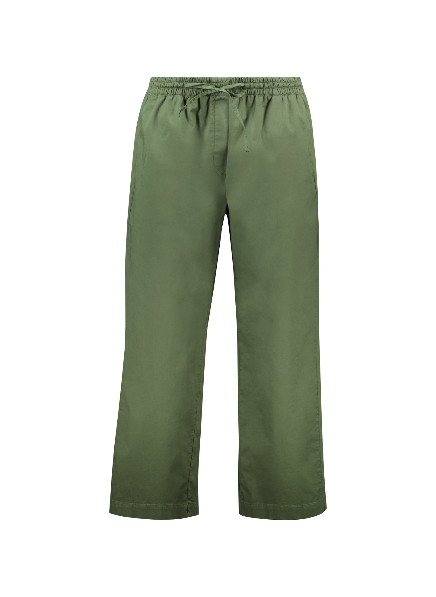 Breanna Organic Cotton Straight Crop Trousers
