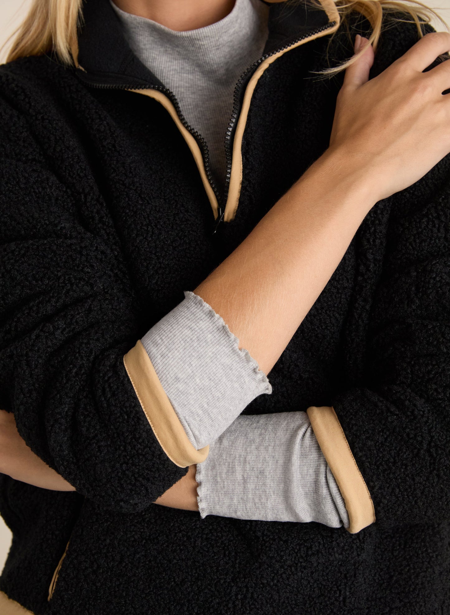 Shelly Quarter Zip Recycled Fleece