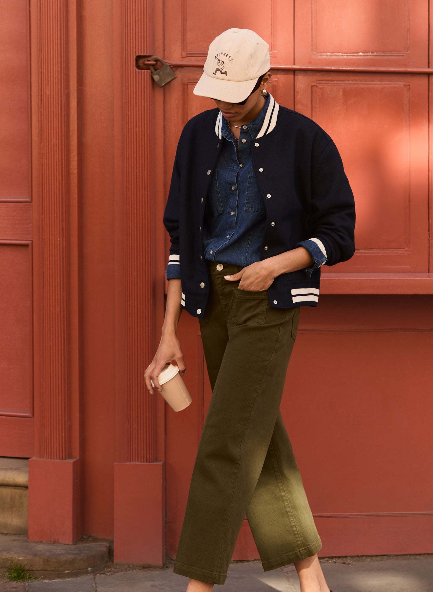 Terri Wool Blend Bomber Jacket