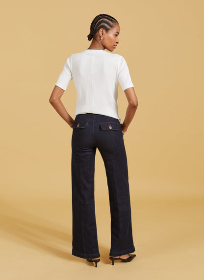 Margot Organic Cotton Wide Leg Jeans