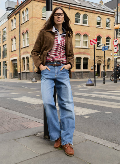 Esra Organic Cotton Polo Top