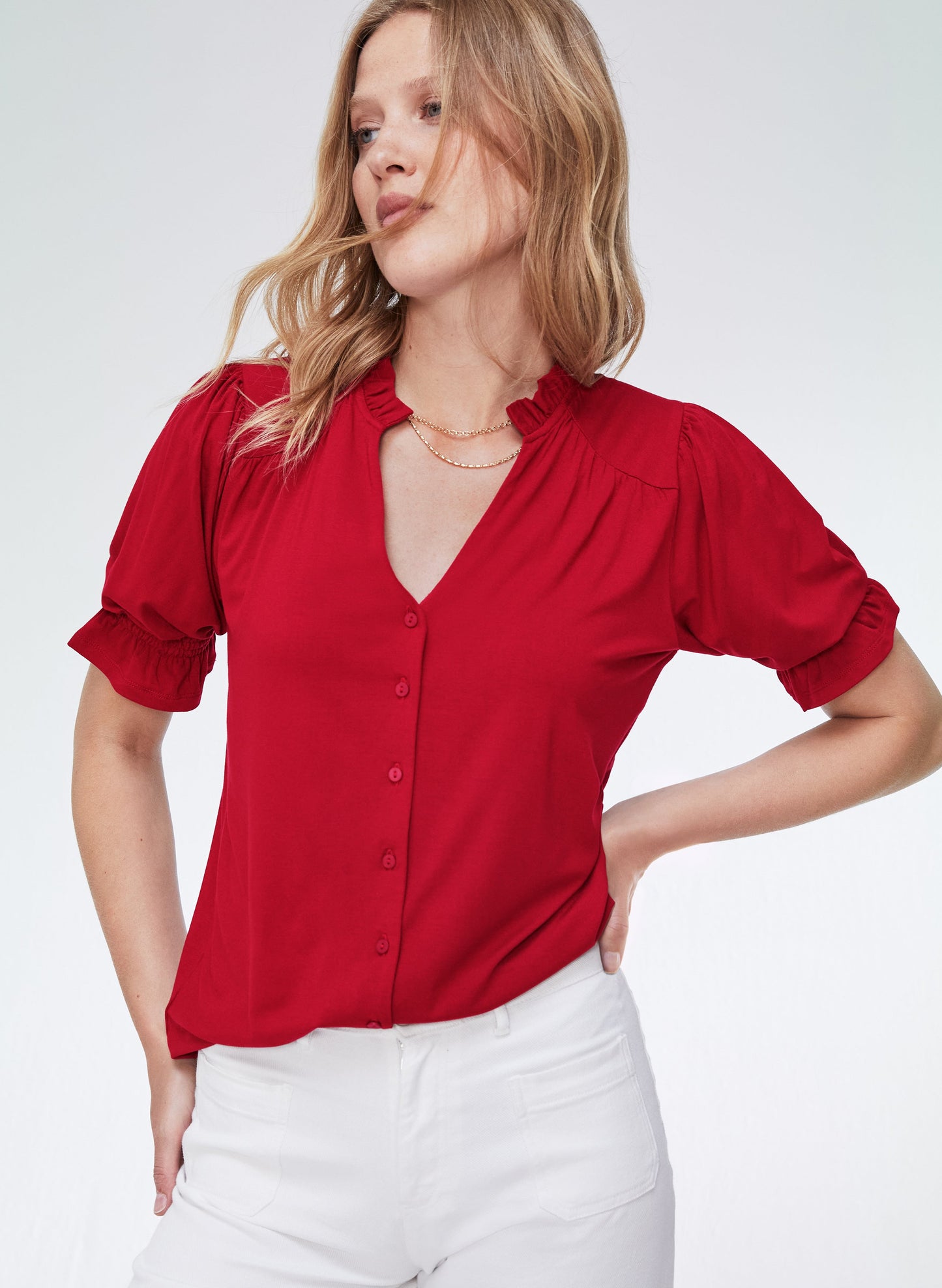 Noa Short Sleeve Blouse