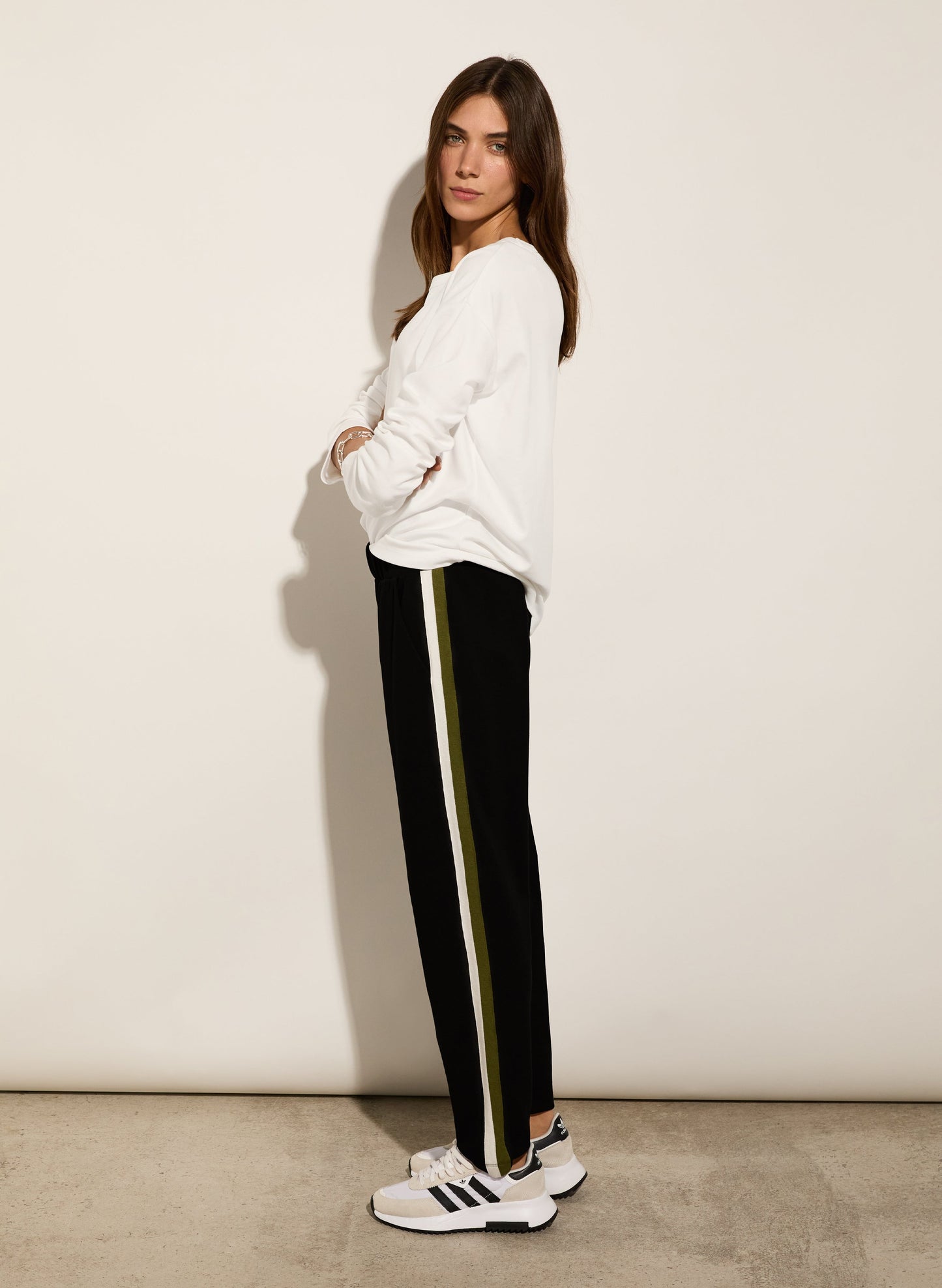 Jay Side Stripe Tapered Trousers