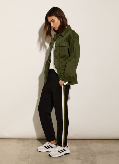 Jay Side Stripe Tapered Trousers