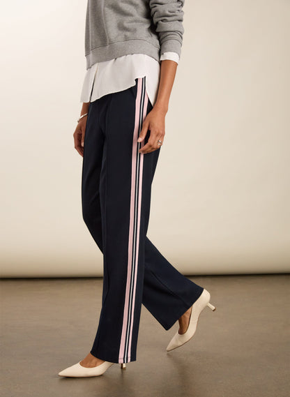 Marjorie Side Stripe Ponte Trousers