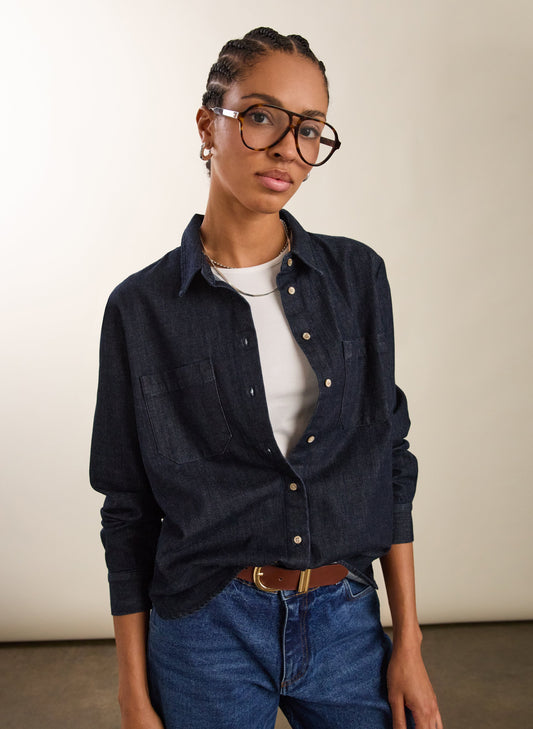 Hattie Organic Denim Shirt