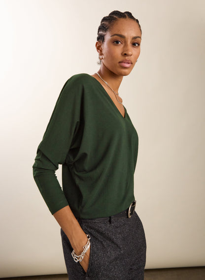 Ella Relaxed V-Neck Top