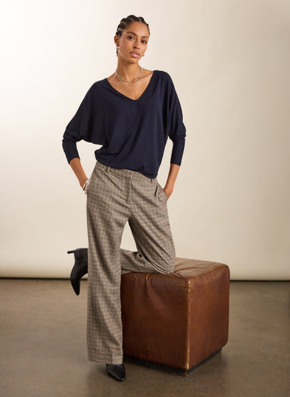 Ella Relaxed V-Neck Top