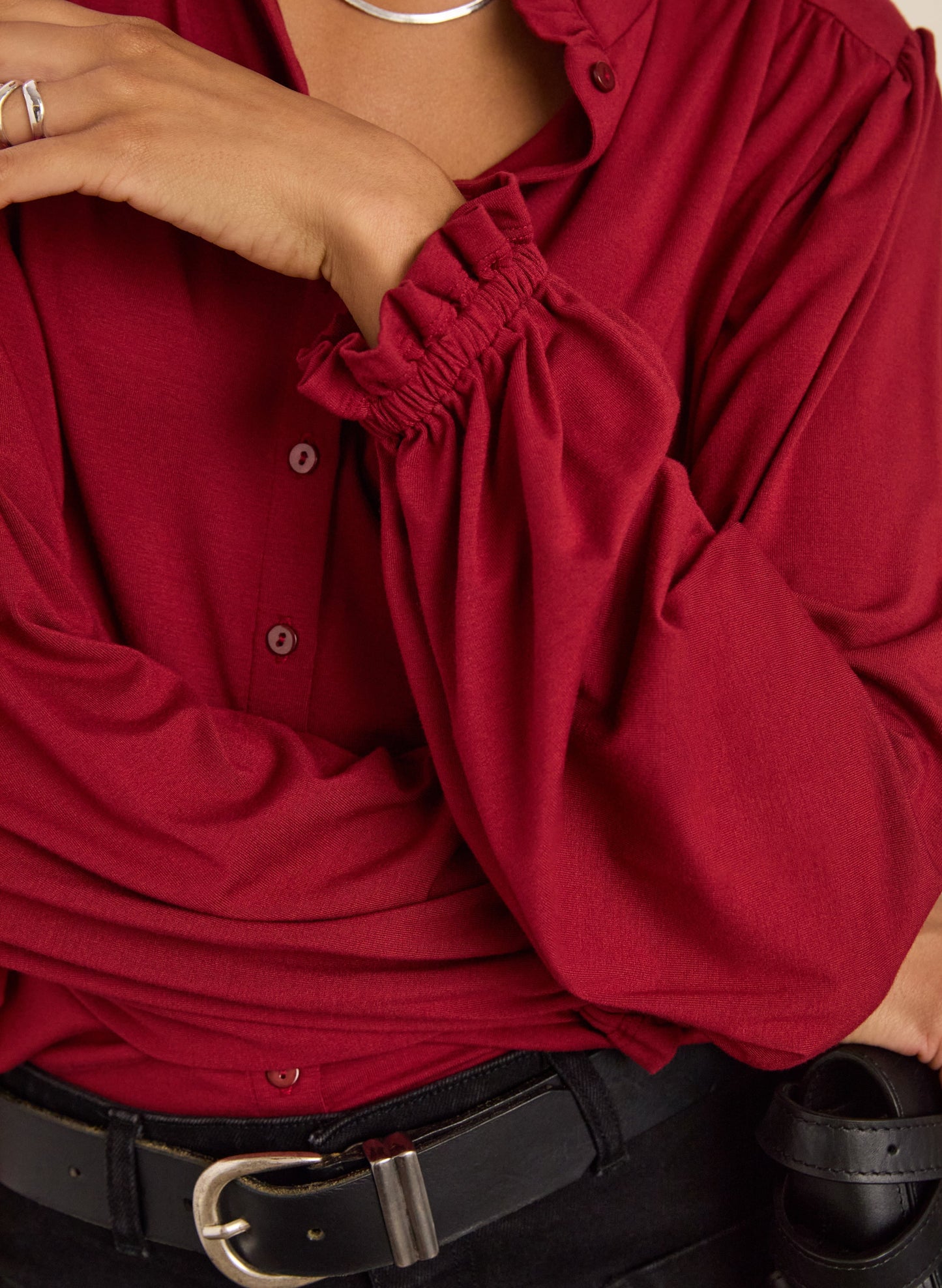 Sima Frill Detail Blouse