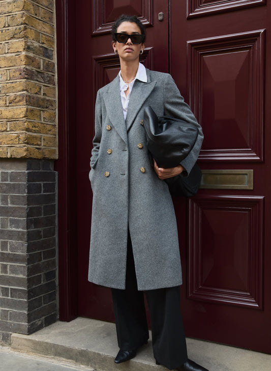 Kennedy Wool Blend Tailored Coat