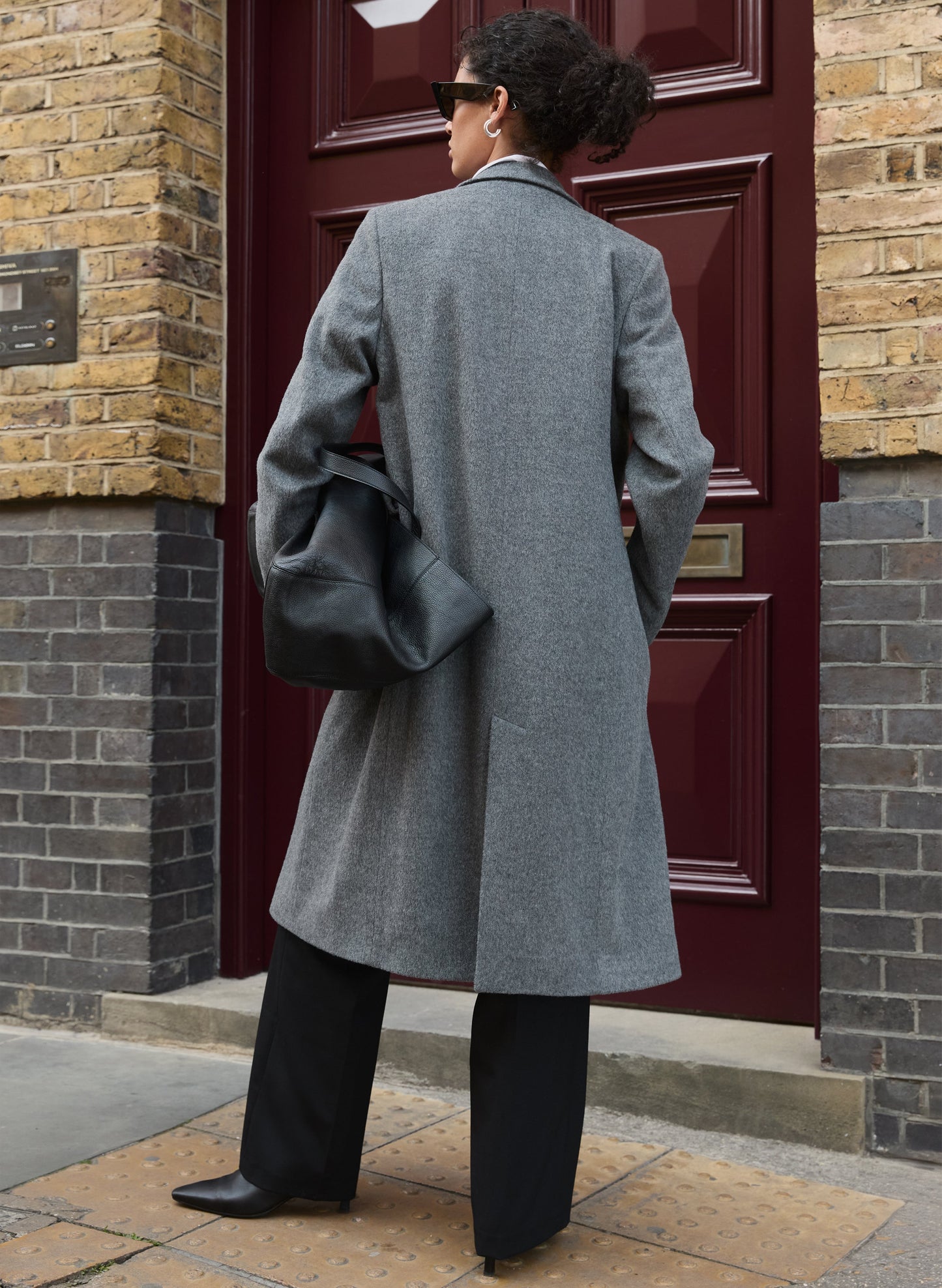 Kennedy Wool Blend Tailored Coat