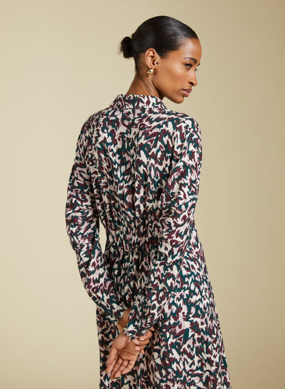 Becky Printed Midi Dress