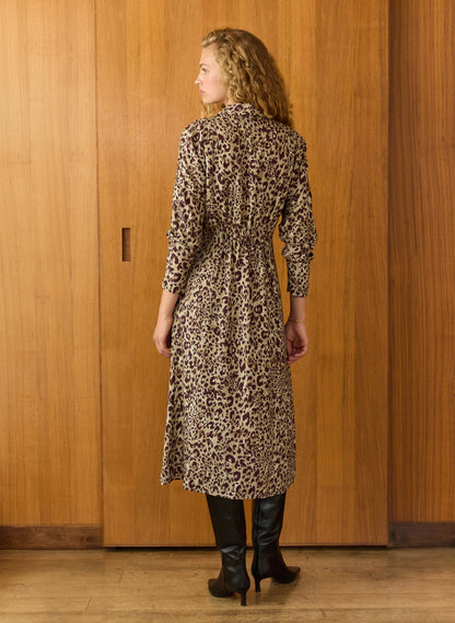 Leanne Printed Midi Dress
