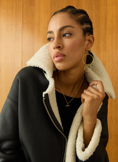 Carey Shearling Aviator Jacket