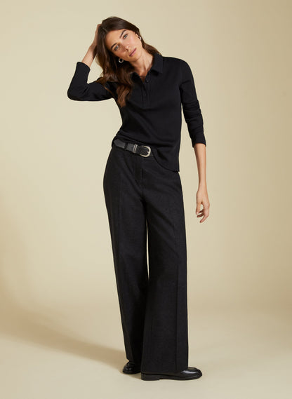 Luanne Organic Cotton Collar Top