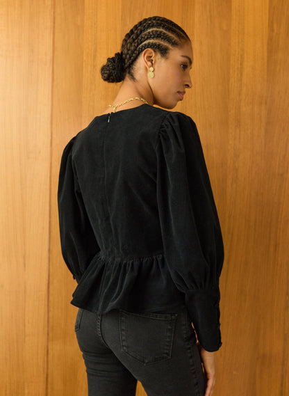 Adela Peplum Top