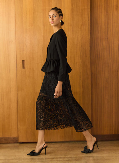 Alice Recycled Lace Midi Skirt