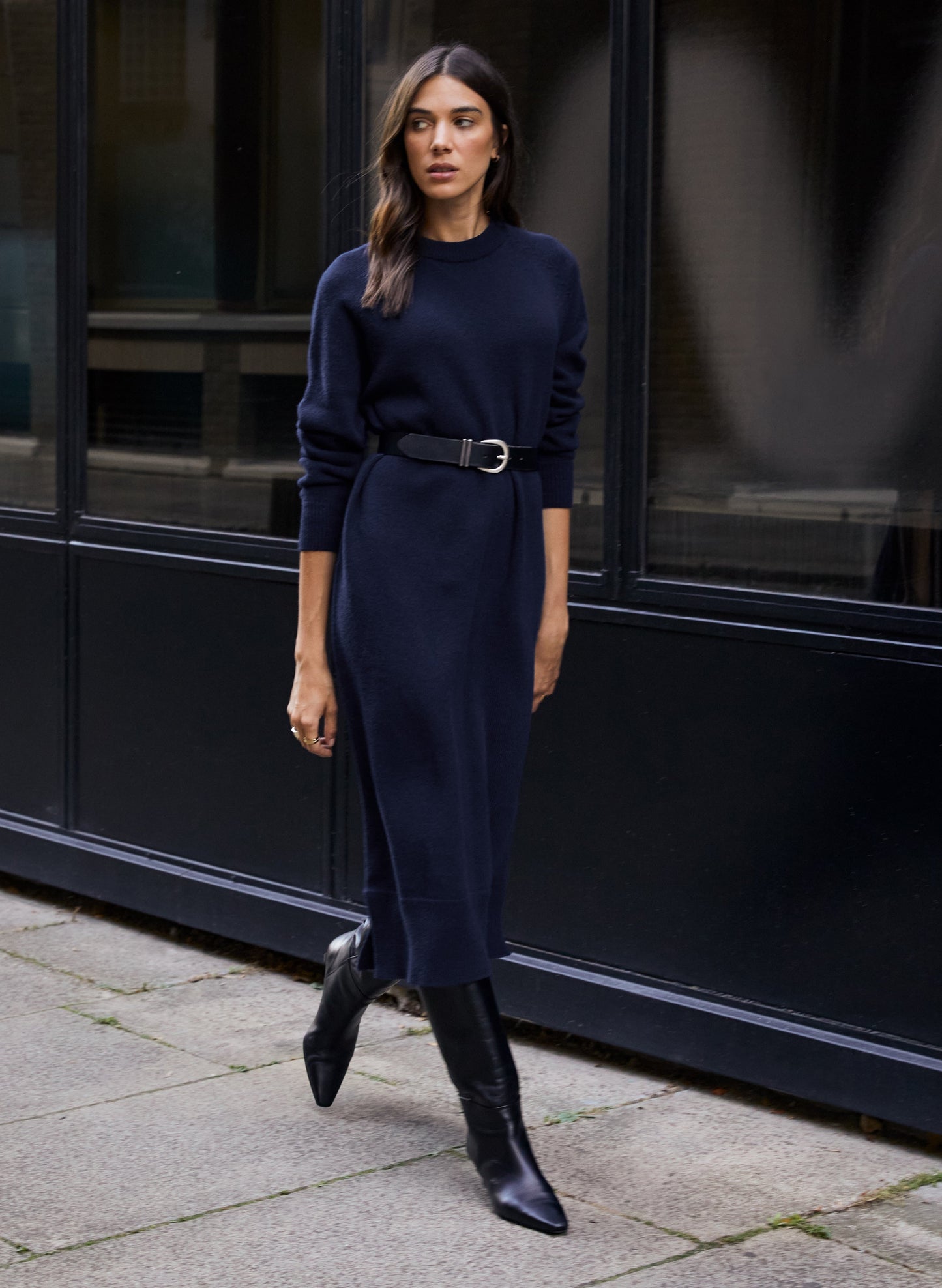 Moll Wool Blend Knitted Dress