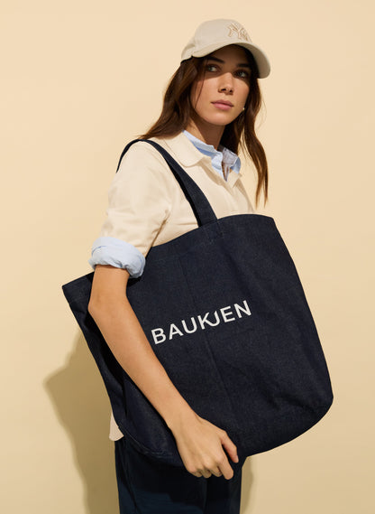 Esma Organic Denim Tote Bag