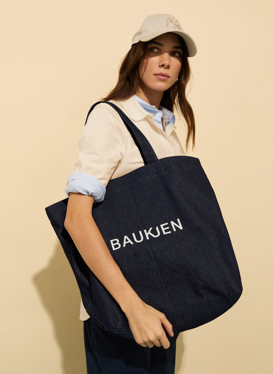 Esma Organic Denim Tote Bag